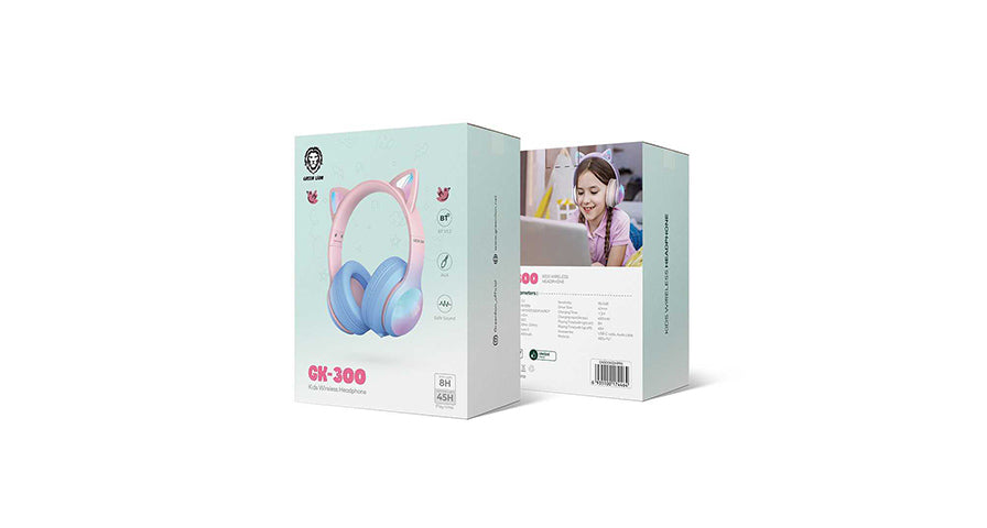 HEADSET KIDS WIRELESS HEADPHONE GK 300